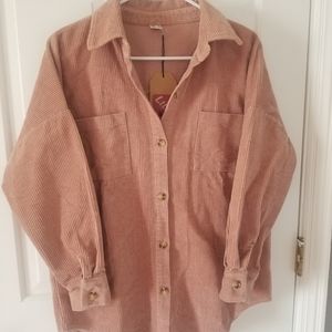Corduroy Blush Shacket